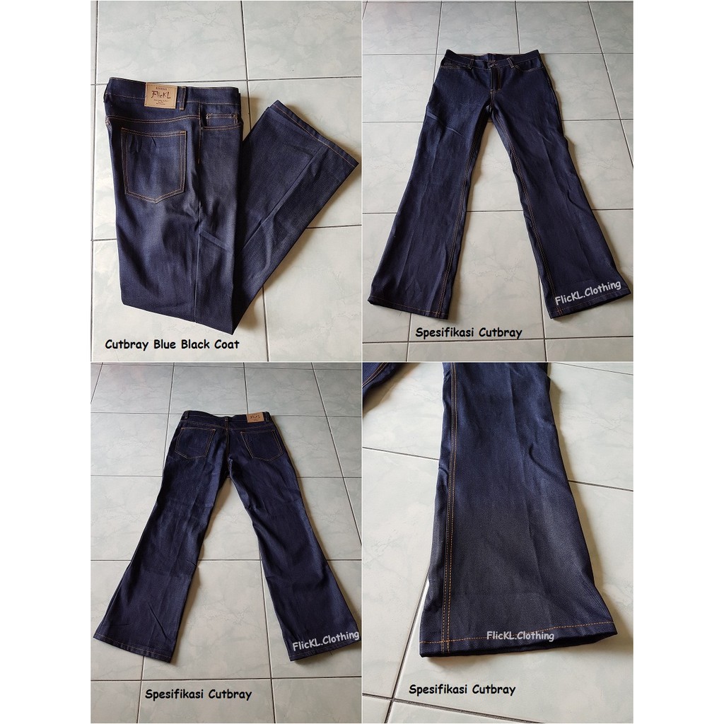 Celana Jeans Denim Cutbray Panjang Pants