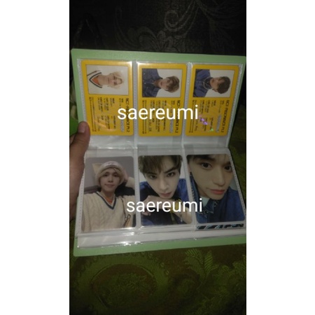 (set only) id card (idc/id) photocard (pc) nct wayv resonance departure lucas xiaojun hendery meong 