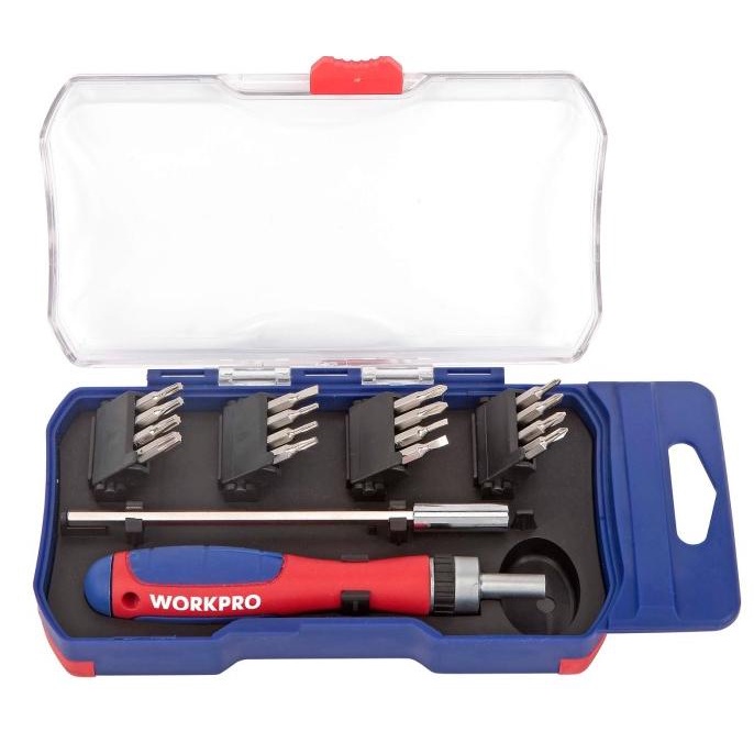 Workpro Obeng Ratchet Set 18 Pcs [W021181]