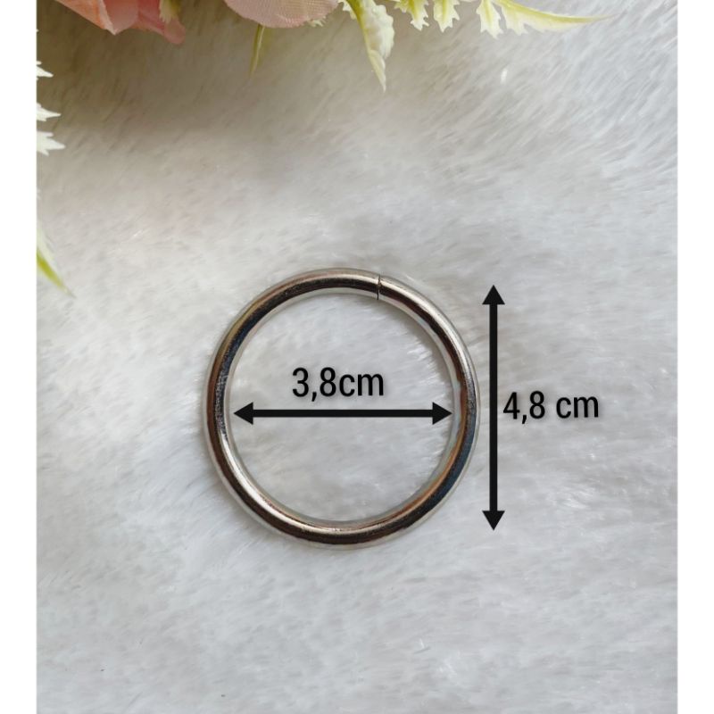 Ring bulat 3,8cm ( 12pcs)