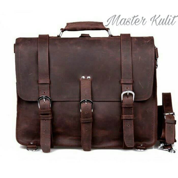 Tas Laptop/Ransel Kulit Asli Garut MK.334
