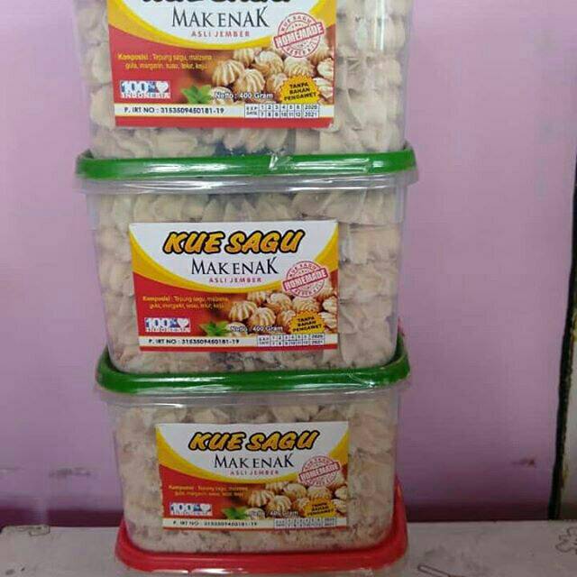 Kue Sagu dan Semprit Susu Mak Enak