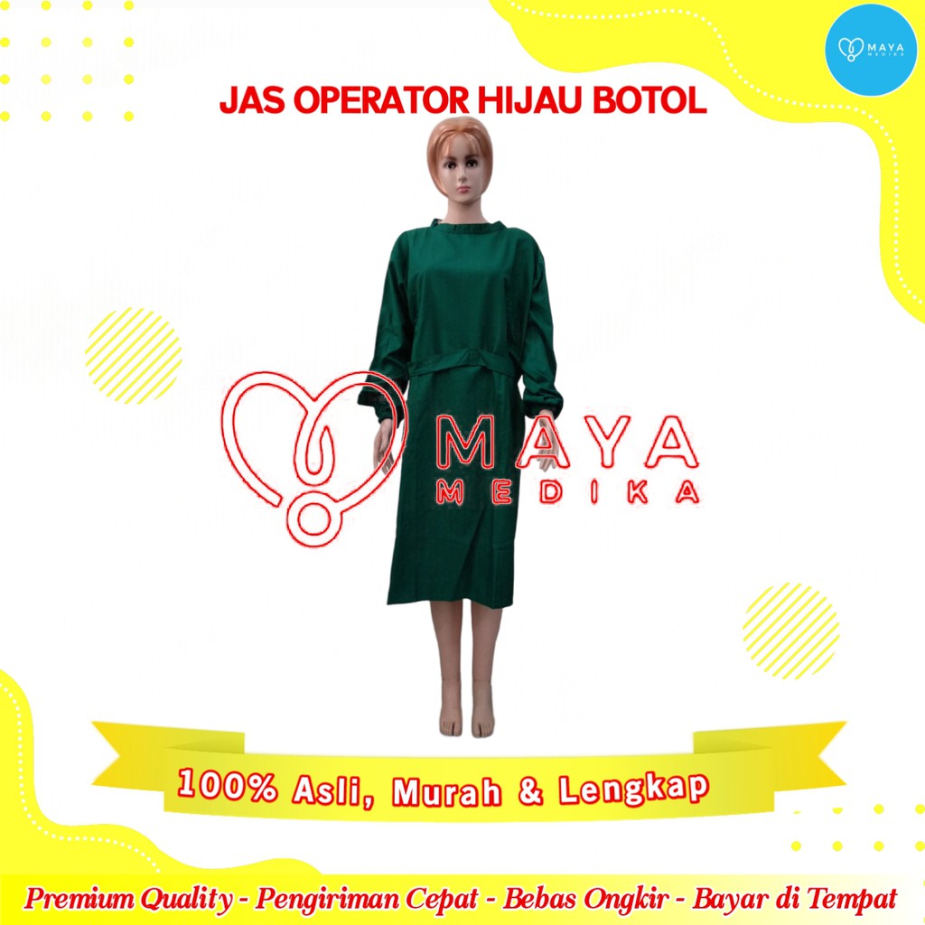 Jas Operator Hijau Botol