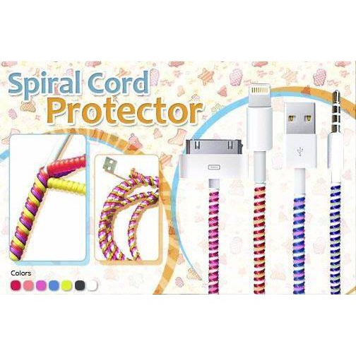 Karet Pelindung Kabel charger 3 Warna Spiral BUY 1 GET 1 FREE / Protector Cable 3 Tone