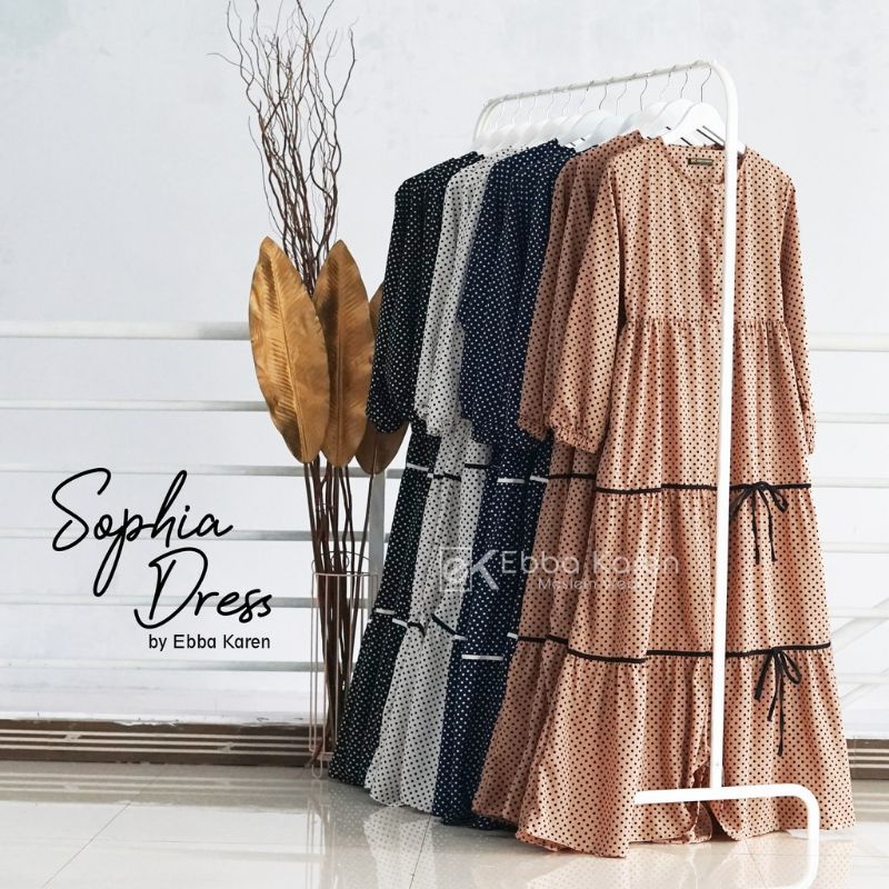 [Sale/Termurah/Terlaris] Sophia Dress Series Ori By Ebba Karen