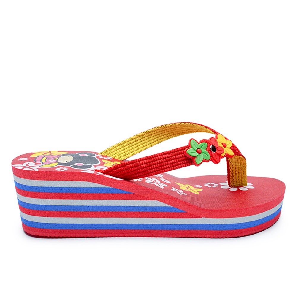 DNOIR Sandal Anak Perempuan AWBUNGA MERAH