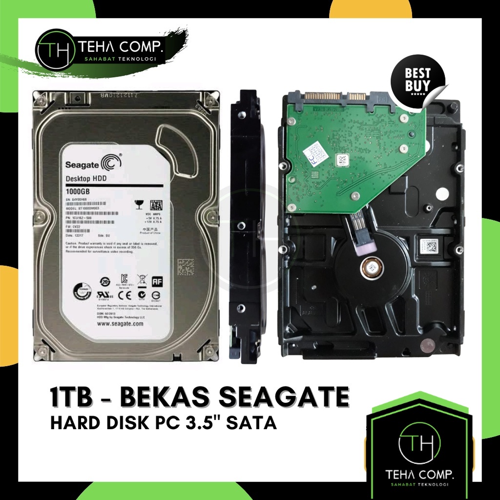 Hardisk 2TB HDD 1TB Harddisk 500GB BEKAS Hard Disk PC HDD CPU HDD PC