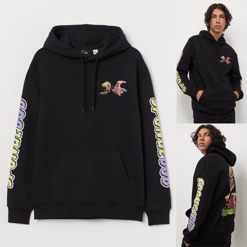 H*M x SpongeBob Krabby Patty Hoodie