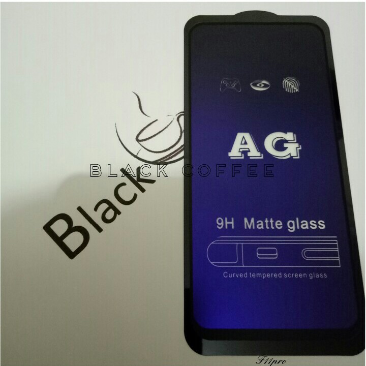 Tempered glass glare oppo F11 pro screen protector matte