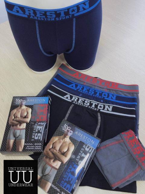 Pakaian Bawahan Boxer Cowok Areston Celana Dalam Laki Laki Sempak Pria Dewasa Terlaris By Universal Underwear