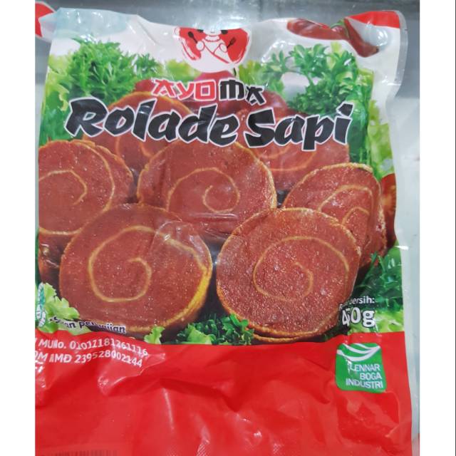 

Ayoma rolade sapi 450 gram 18 pcs