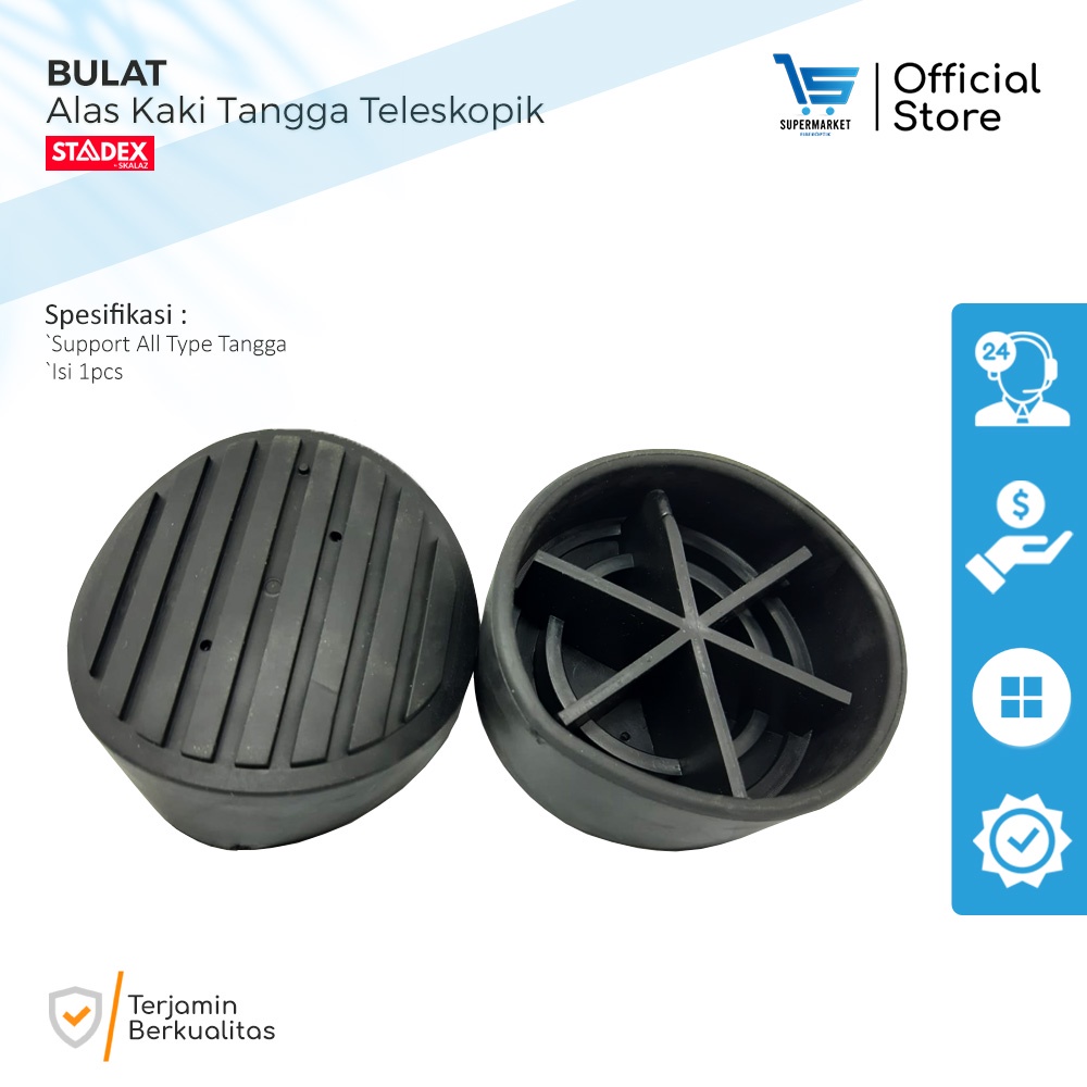 Karet Kaki Tangga Lipat Telescopic Single Karet Kaki Tangga Anti