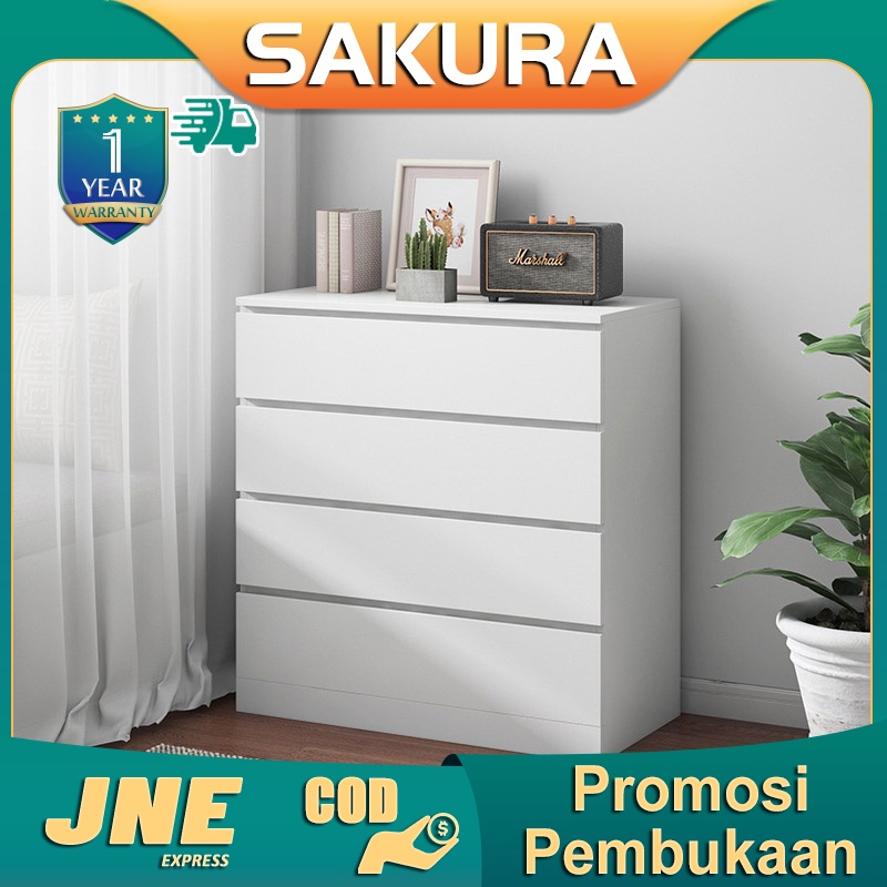 Weyon Sakura lemari laci/rak laci/Laci Lemari/Rak Bertingkat/Lemari Pakaian /Serbaguna Drawer/Elegan Minimalis Kuat dan Kokoh(F15A)