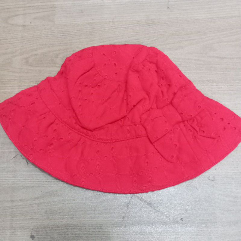 PART3/ (Nb-8y) TOPI ANAK BAYI / TODDLER LAKI / PEREMPUAN JANNIE JACK ORIGINAL BRANDED-JJ-merah