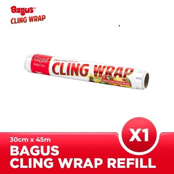 Bagus Refill Cling Wrap 30 CM X 45 M Polyethylene Non-PVC W-21412