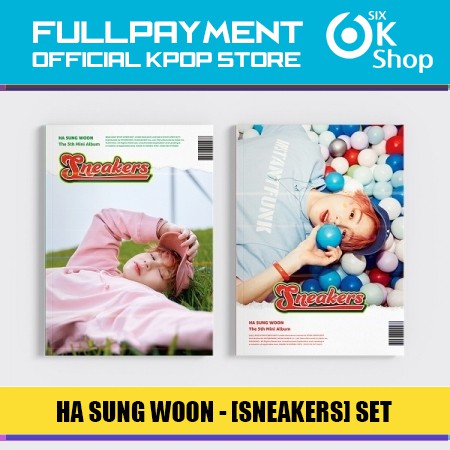 [OFFICIAL K-POP] HA SUNG WOON - 5TH MINI ALBUM [SNEAKERS] SET