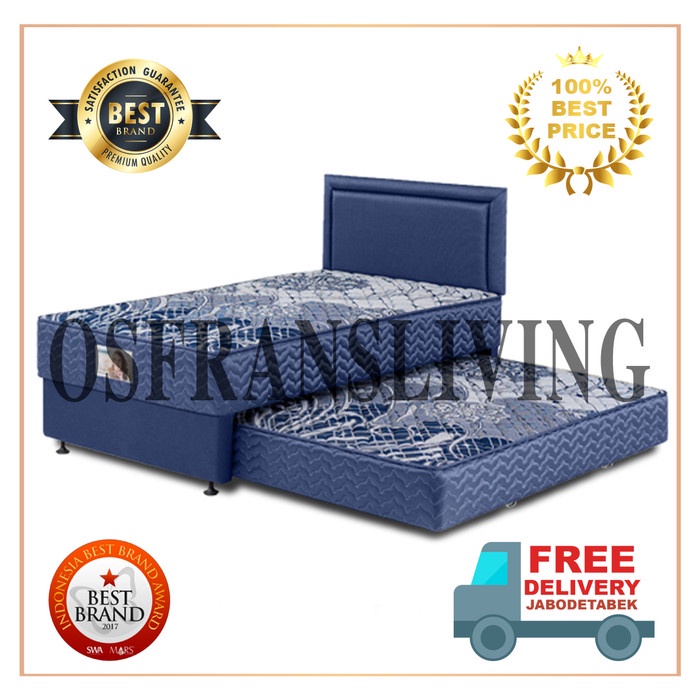 guhdo spring bed 2 in 1 standard -180x200 - kasur atas saja