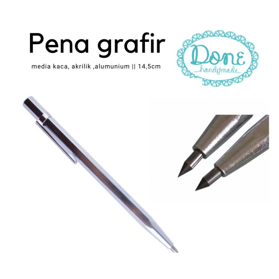 Pena grafir pena ukir pena akrilik resin alumunium tungsten pen
