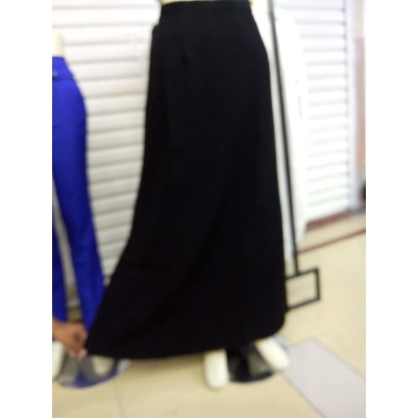 Lichandra rok hitam,dongker,coklat / rok span / bawahan / rok dinas / guru/ pns-Hitam rok A