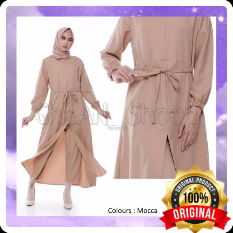 Ghean Setelan Muslim Original | Tania Set | Setelan Mosscrepe Busui