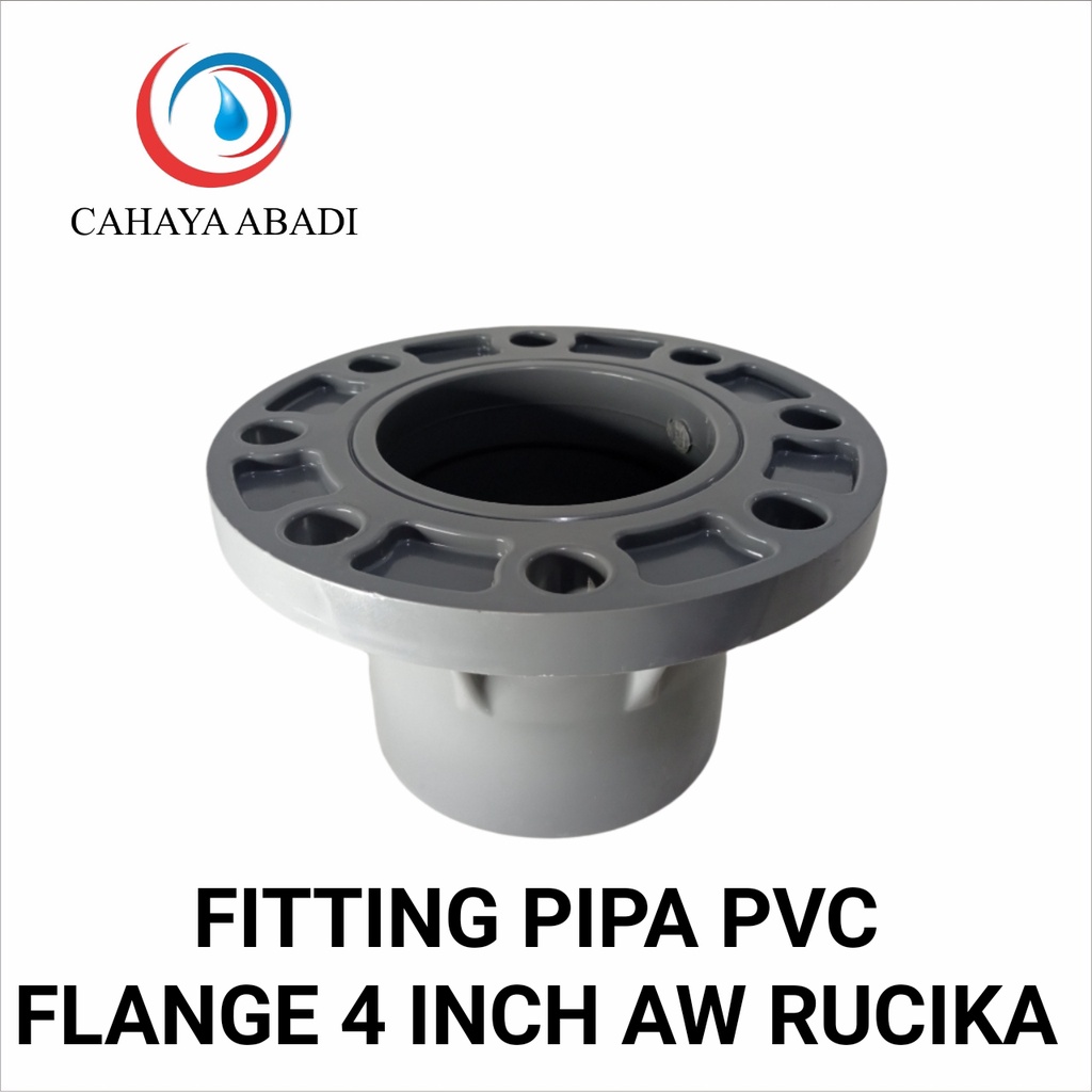 GROSIR - FLANGE PVC - 4 INCH - RUCIKA
