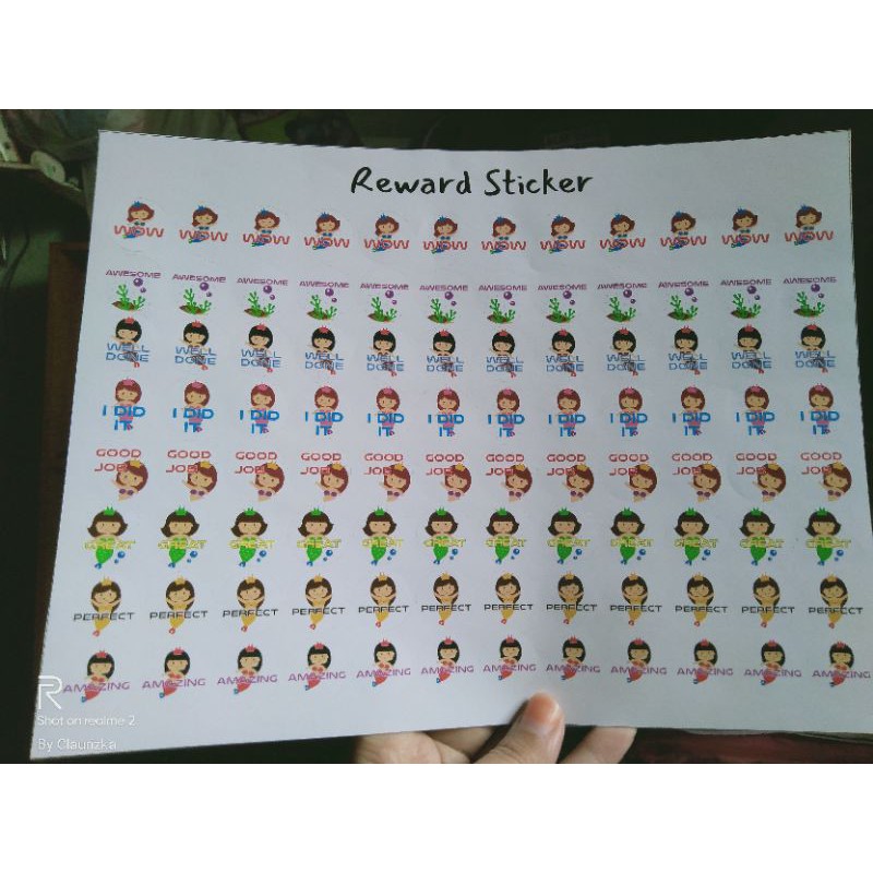 

Reward chart ±A4 - Catatan Pencapaian Prestasi Anak