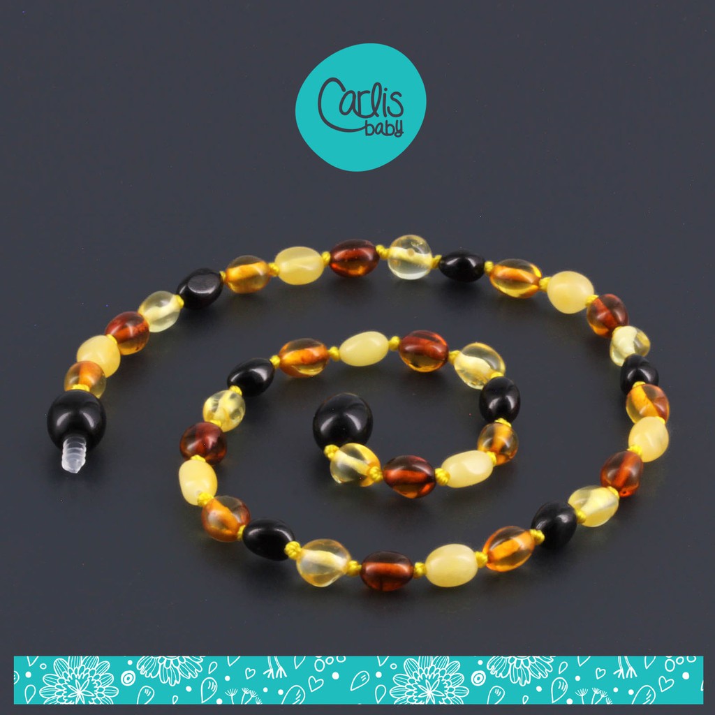 XO54M2Y Kalung Amber Tumbuh Gigi Bayi By Carlis Baby