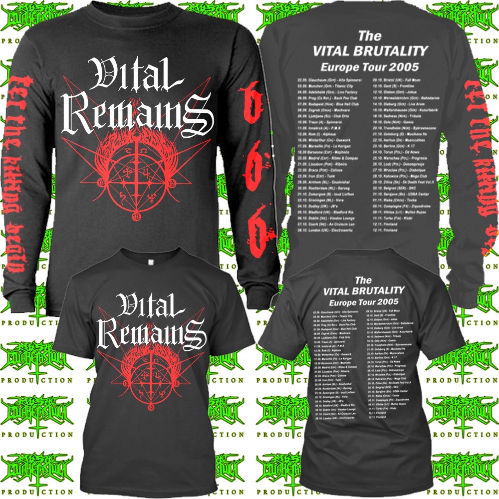 VITAL REMAINS europe tour 2005