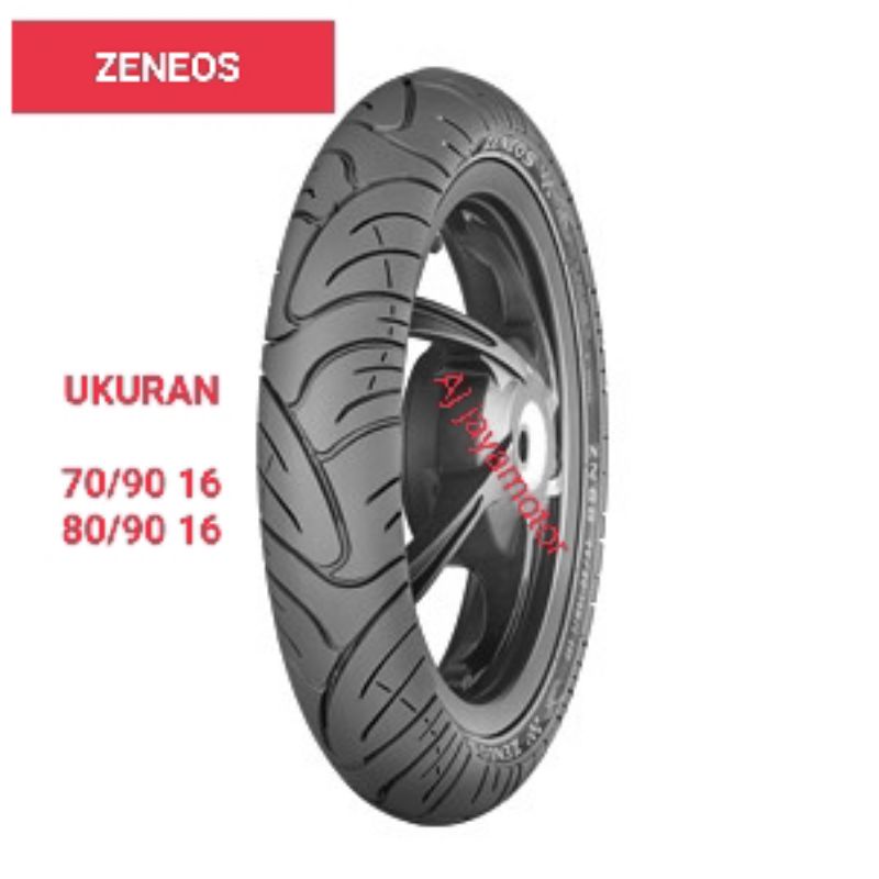 BAN Tubeless Ring 16 merek ZENEOS sudah bonus pentil