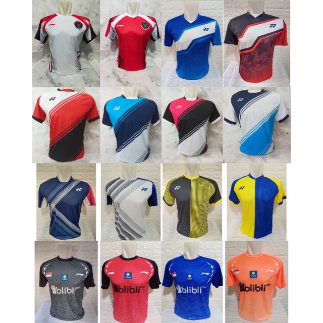BAJU BADMINTON DEWASA ATASAN BADMINTON JERSEY BULUTANGKIS