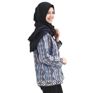 Model Baju  Batik  Wanita  Cap Asi Medan Zallatra R6 