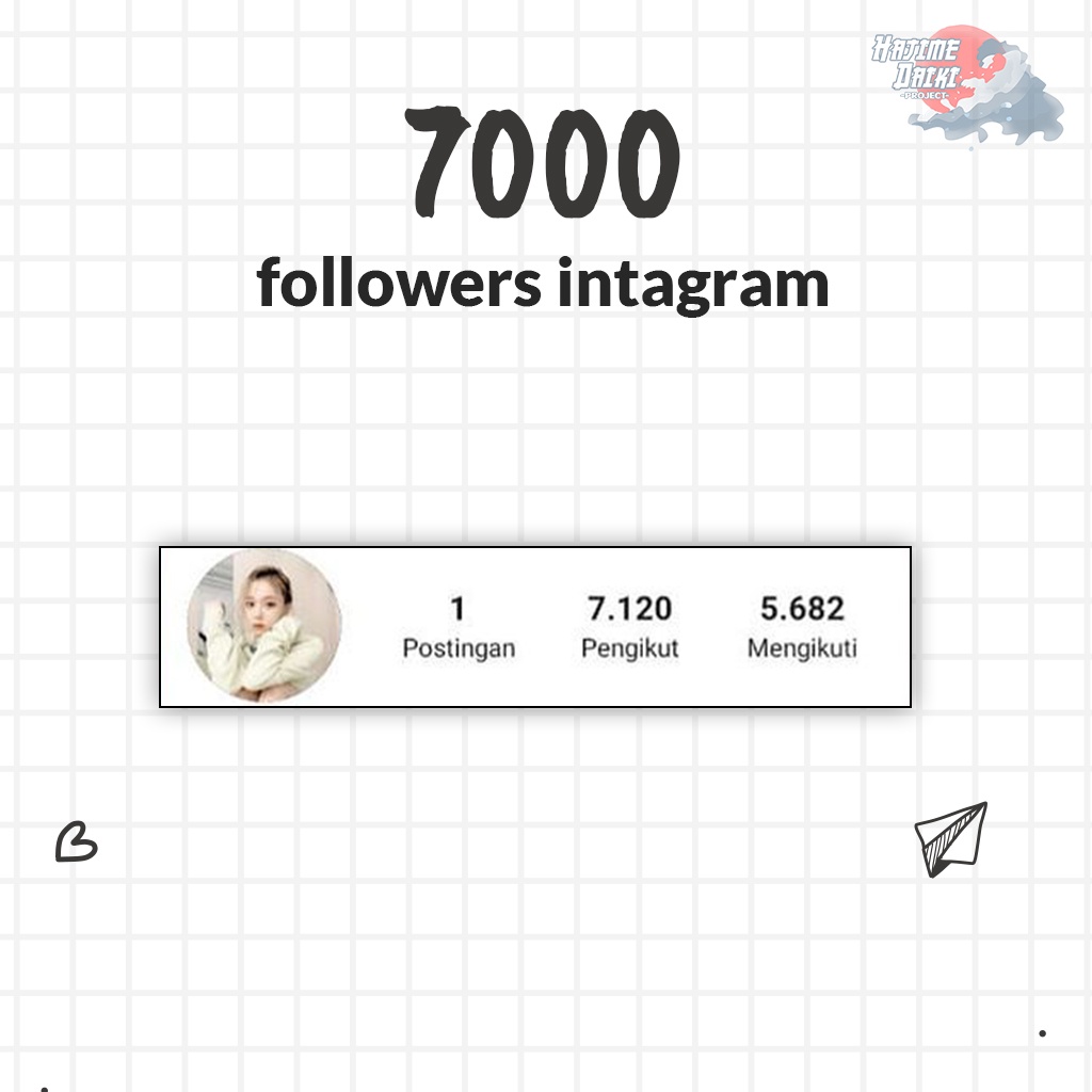 JUAL AKUN INSTAGRAM MURAH 7000 FOLLOWERS 7K