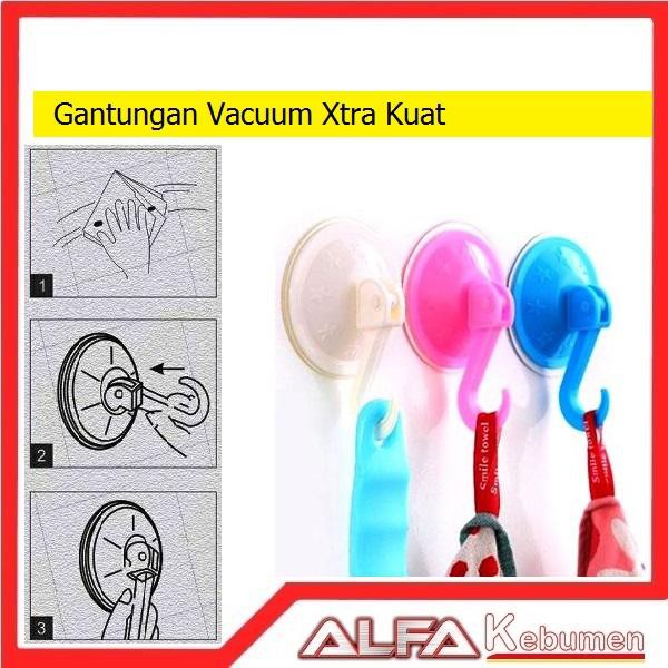 Serba Grosir Murah Gantungan Sistem Vacum Tanpa Paku Model Sederhana Extra Kuat