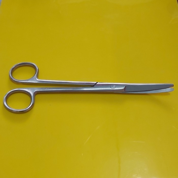 Gunting Mayo Bengkok 17cm. MAYO Scissors Curved 17 cm. Gunting IUD 17cm