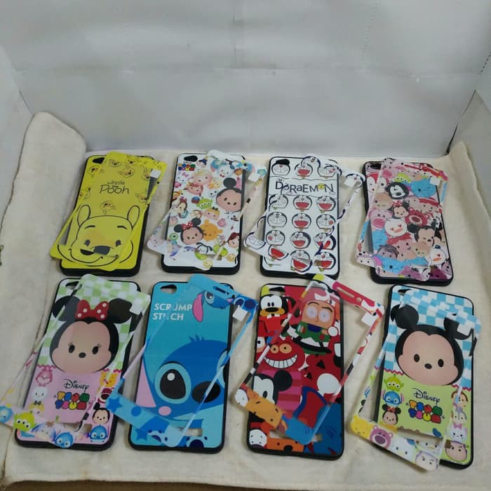 Samsung Galaxy J7 Duo Case Fuze Gambar Disney dan Tempered Glass depan