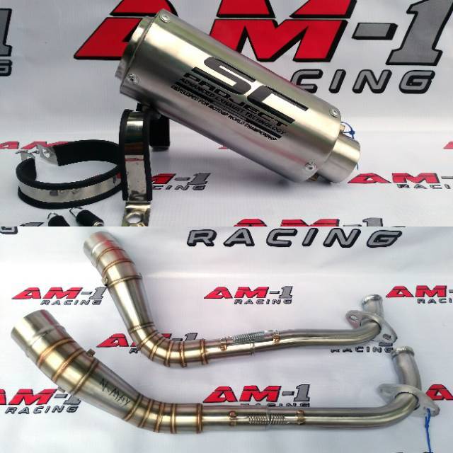 Knalpot Racing Sc Project Projek Titan Jupiter Z Vega R Shogun Supra X 125 Smash Kharisma