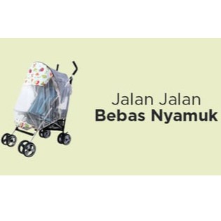 KELAMBU STROLLER Anti Nyamuk model Jaring Nyamuk Model Serat Mesh untuk Stroller strollercp