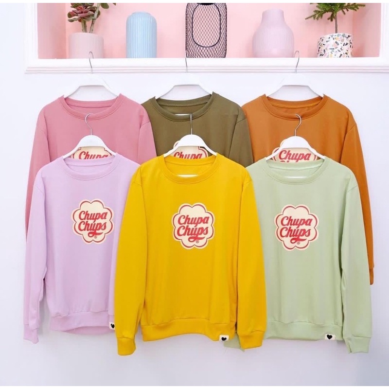 CHUPA CHUPS SWEATER OVERSIZED CREWNECK