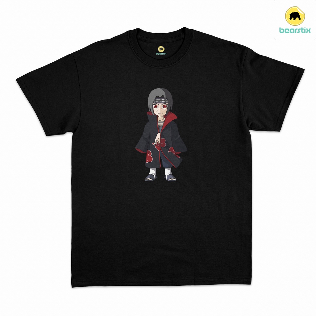 SHINZO - Tshirt Uchiha Itachi - Baju Anime chibi - Kaos Anime Streetwear