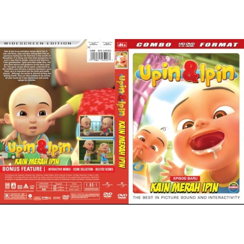 Kaset Film animasi : UPIN IPIN - KAIN MERAH UPIN - HD