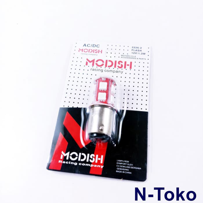 Lampu Stop Rem Motor Merah LED Jagung 13 Mata