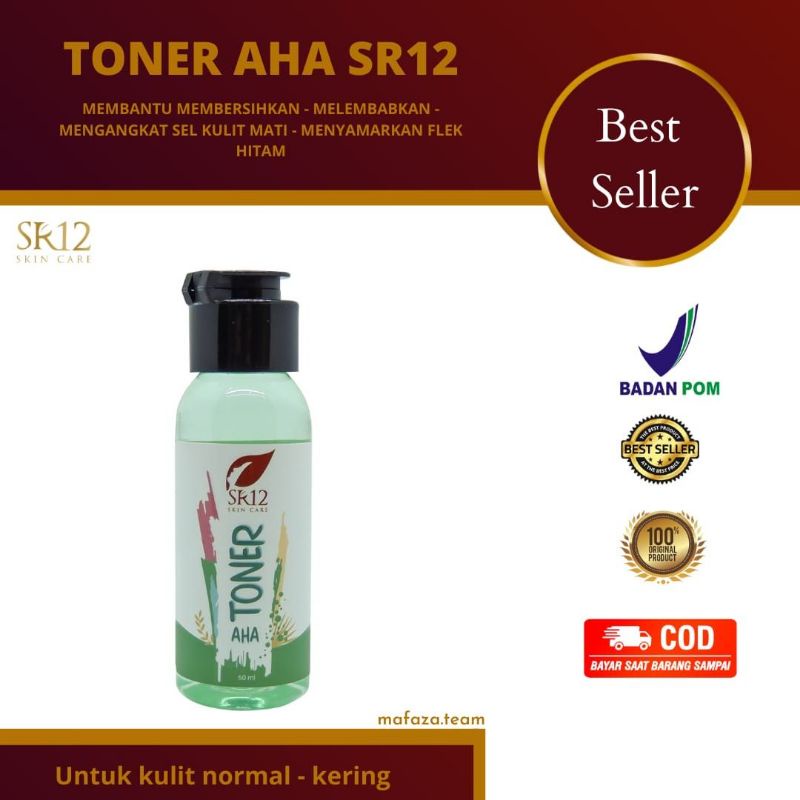 TONER AHA SR12 Eksfoliasi eksfoliater flek hitam