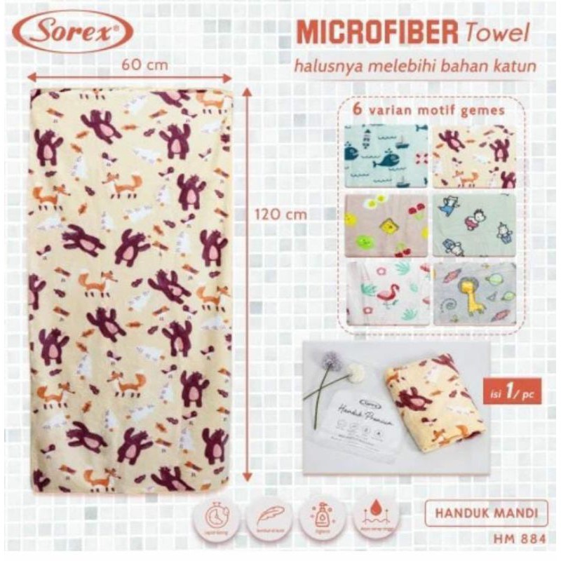Sorex handuk 884 microfiber