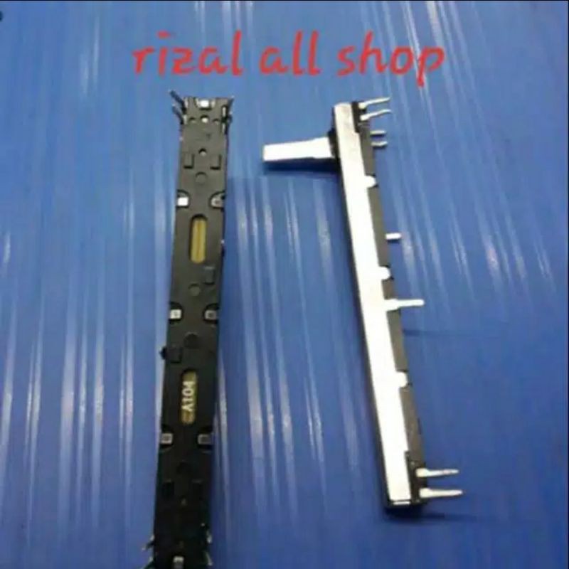 potensio geser 7,5cm kaki 4-4 100k stereo