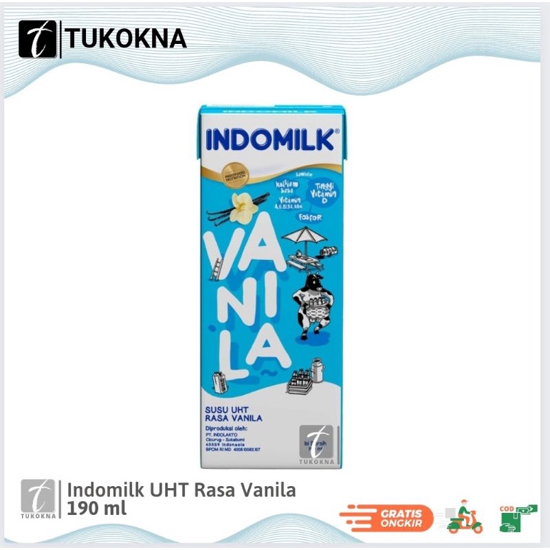 

Indomilk Vanilla UHT 190 ml