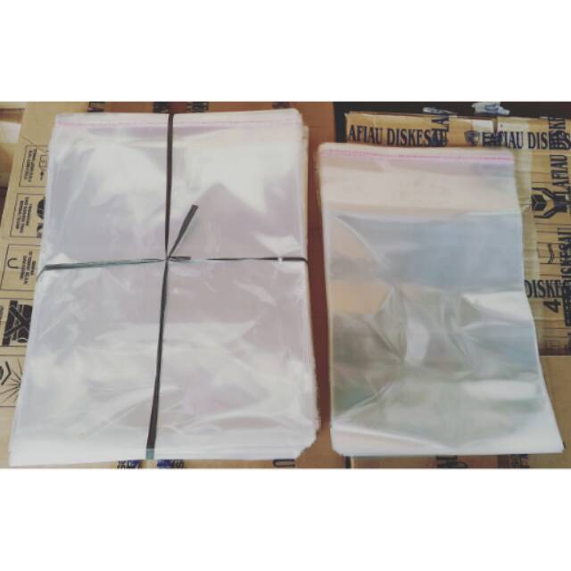 

Baru Plastik Opp Lem 30X37+4Cm Plastik Baju
