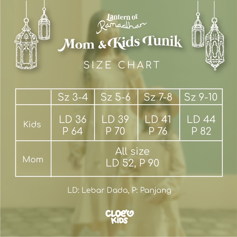 CLOEVKIDS - Long Dress Tunik Kids Chakira