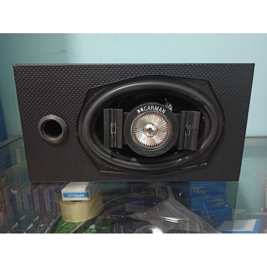 SPEAKER OVAL PREMIUM CARMAN 6X9INCH TEBAL KUAT LAPIS OSCAR MDF