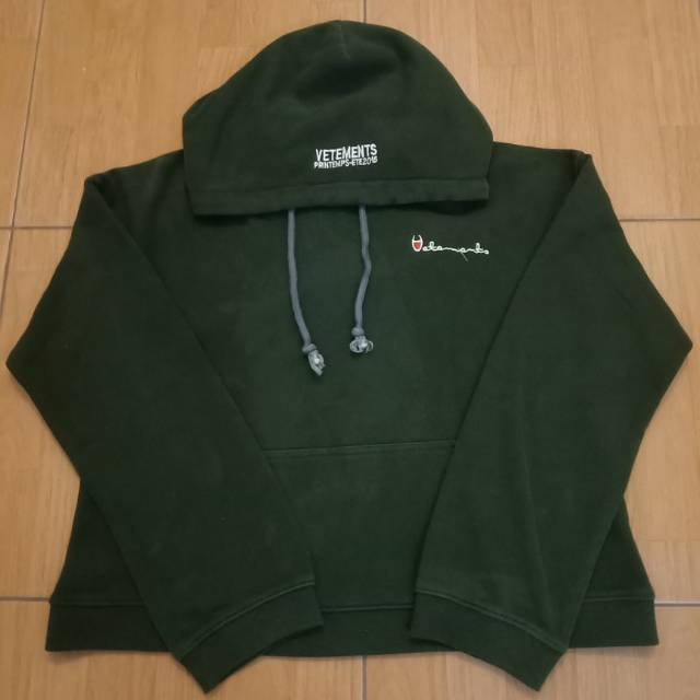 vetements hoodie reversible