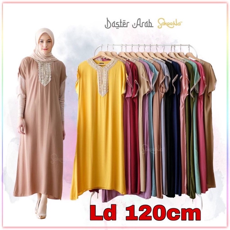 ⭐️✅🆕super jumbo sampai Ld 140 DASTER ARAB ZAHIRA | RESLETING DEPAN | RAYON SUPER | RENDA MILO ORI KAIN TEBAL HALUS